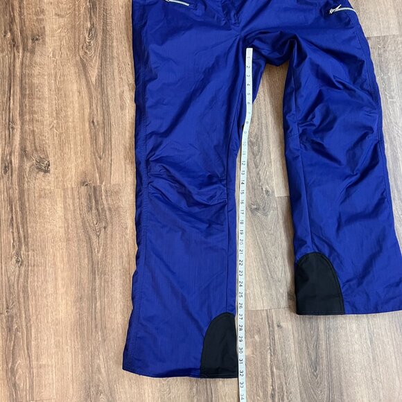 Obermeyer Soft Shell Waterproof Ski/Snow Pants Navy Blue Size 14 - Picture 10 of 13